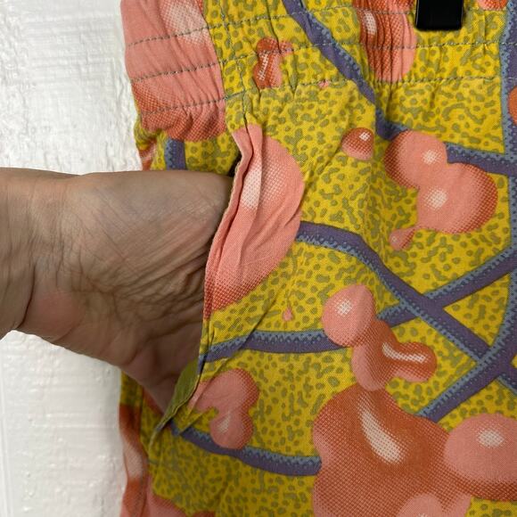 Earthbound Women Colorful Pull On Shorts Gold Boho Summer Hippie Casual Size XXL - Picture 2 of 8